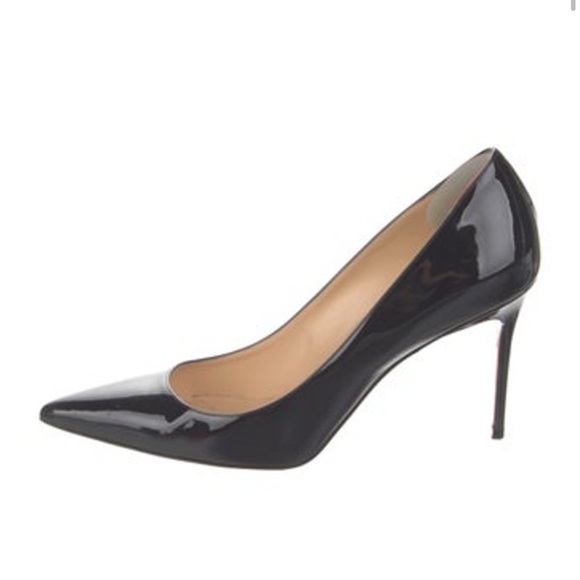Christian Louboutin Patent Leather Pumps Dark Blue size 39 - Picture 1 of 5
